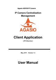 IPCMonitor User Manual - Agasio POE & Wireless IP Cameras