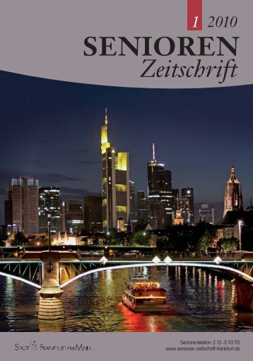 Die gesamte Ausgabe 1/2010 als pdf-Datei - Senioren Zeitschrift ...