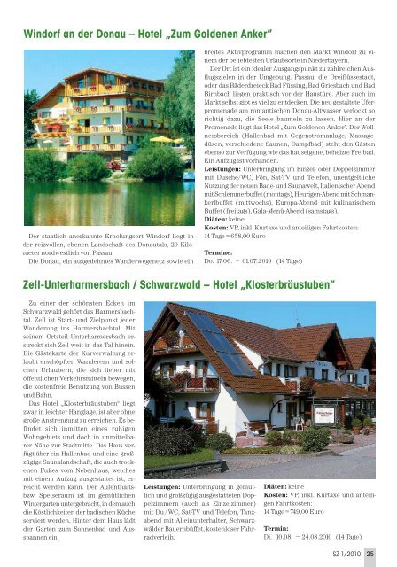 Die gesamte Ausgabe 1/2010 als pdf-Datei - Senioren Zeitschrift ...