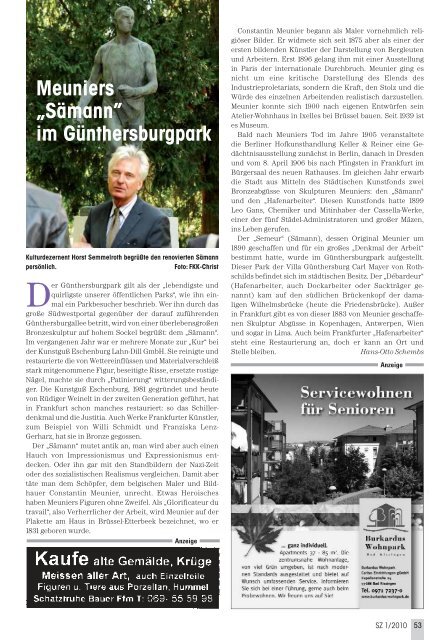 Die gesamte Ausgabe 1/2010 als pdf-Datei - Senioren Zeitschrift ...