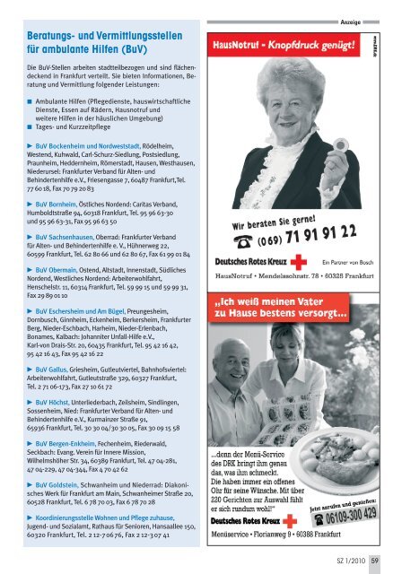 Die gesamte Ausgabe 1/2010 als pdf-Datei - Senioren Zeitschrift ...
