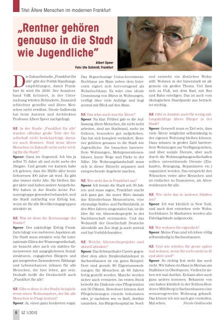 Die gesamte Ausgabe 1/2010 als pdf-Datei - Senioren Zeitschrift ...