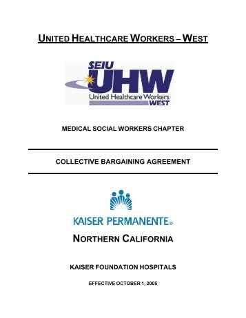 Kaiser Northern California Medical Social Workers - Seiu-uhw