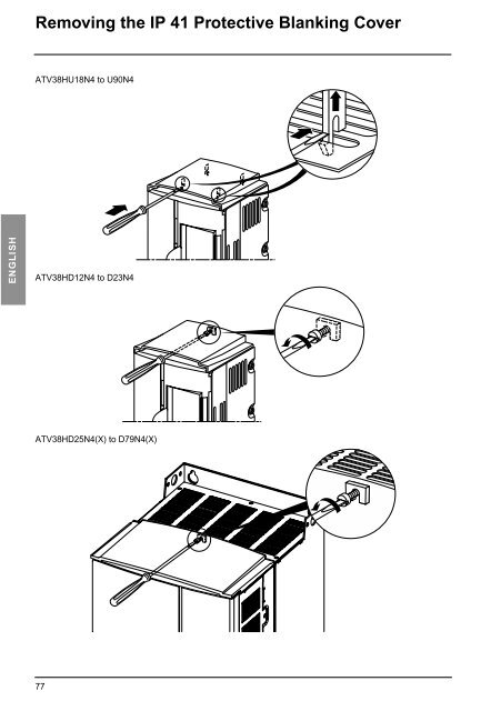 Altivar 38 - variable speed drive - user's manual