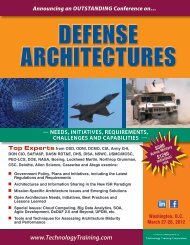 Download the Defense Architectures Brochure - Casewise