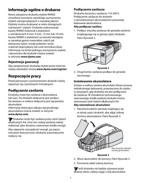 Tworzenie pliku etykiet - DYMO