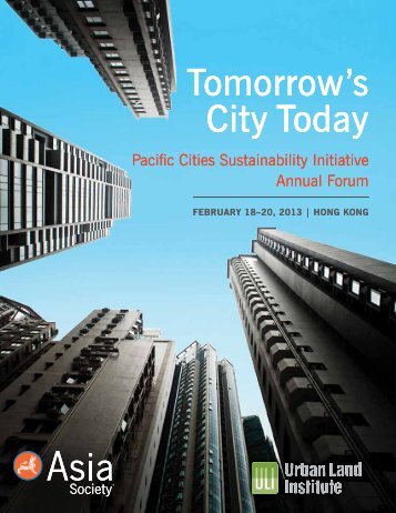 Tomorrow's City Today Tomorrow's City Today - Urban Land Institute