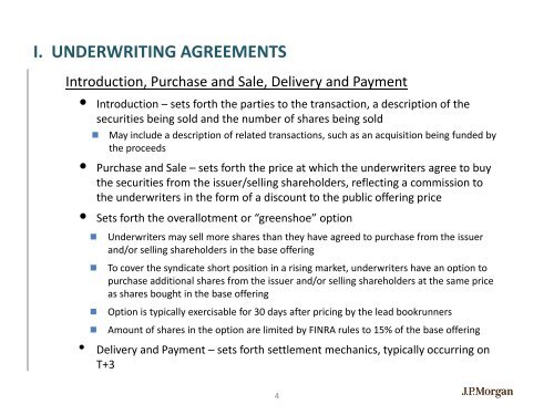i. underwriting agreements