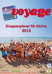 Gruppenreisen für Vereine + Verbände + ... - Voyage Gruppenreisen