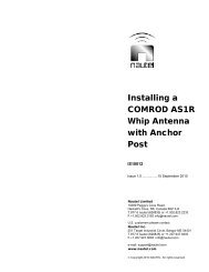 Installing a COMROD AS1R Whip Antenna with Anchor Post - Nautel