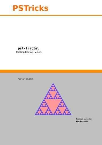 PSTricks pst-fractal