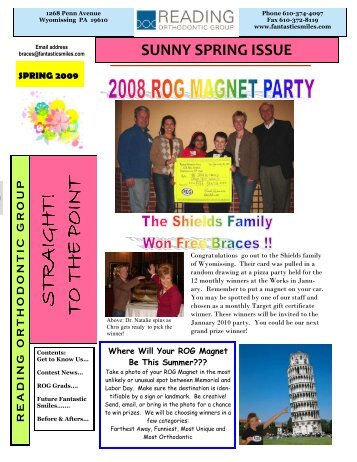 2009 Spring - Reading Orthodontic Group