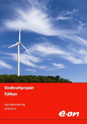 Vindkraftprojekt FjÃ¤lbyn - E-on