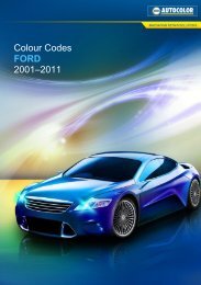Colour Codes FORD 2001–2011 - Nexa Autocolor