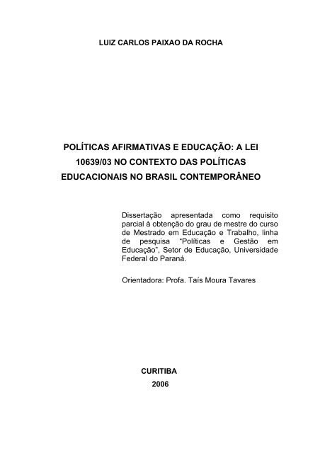 UFPR lança sistema de monitoramento de políticas públicas étnico-racial