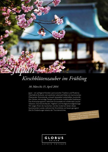 Japan– Kirschblütenzauber im Frühling - FRI Travel