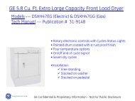 GE 5.8 Cu. Ft. Extra Large Capacity Front Load Dryer