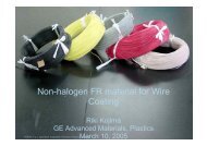 Non-halogen FR Material for Wire Coating - LTK