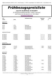 FrÃ¼hbezugspreisliste - Degel Landtechnik - LeupoldsgrÃ¼n