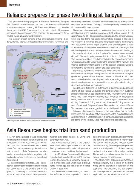 Volume 9 Edition 2 2012 - The ASIA Miner