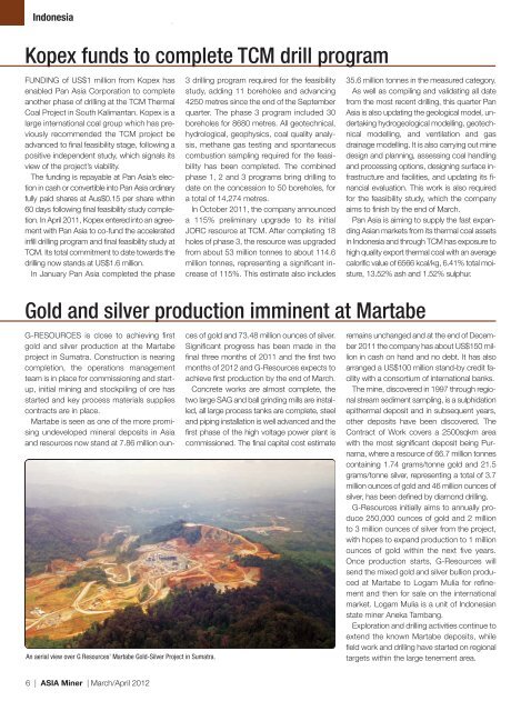 Volume 9 Edition 2 2012 - The ASIA Miner