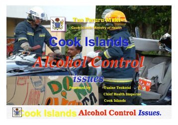 Alcohol Control in the Cook Islands - apapa