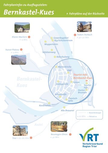 Fahrplaninfos zu Ausflugszielen: Bernkastel-Kues - VRT