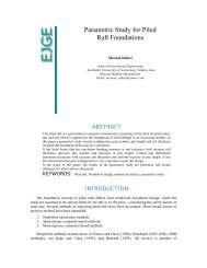 Parametric Study for Piled Raft Foundations - Ejge.com