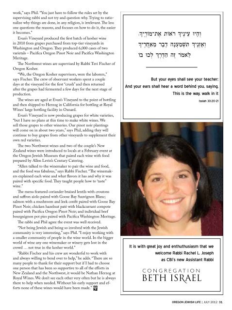 Download - Oregon Jewish Life Magazine