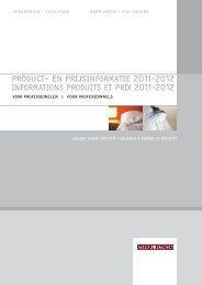 PRODUCT- EN PRIjSINFORMATIE 2011-2012 INFORMATIONS ...