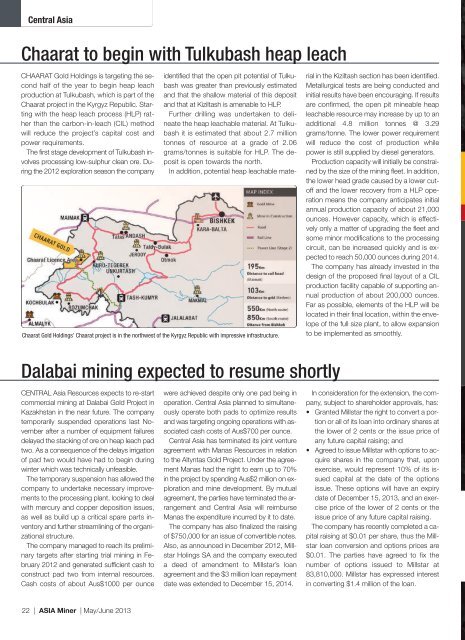 May/June 2013 - The ASIA Miner