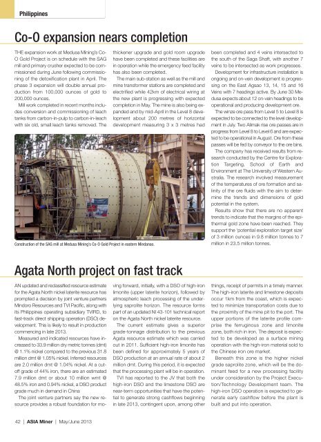 May/June 2013 - The ASIA Miner