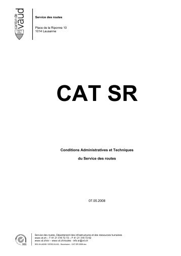 CAT-SR - Telechargement.vd.ch - Canton de Vaud