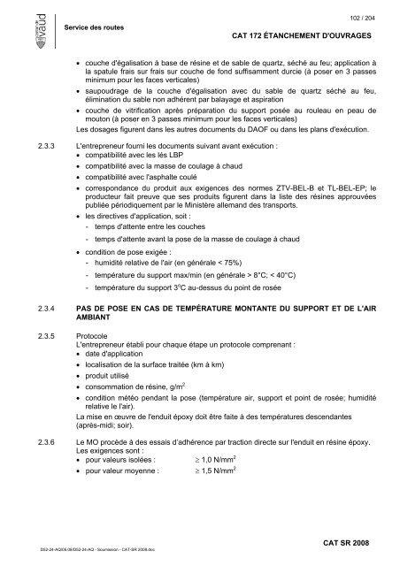 CAT-SR - Telechargement.vd.ch - Canton de Vaud