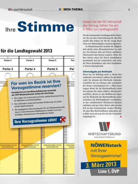 3. MÃ¤rz 2013 - Ãsterreichische Wirtschaftsbund