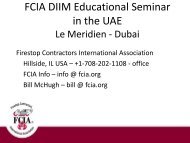 Inspection - FCIA - Firestop Contractors International Association