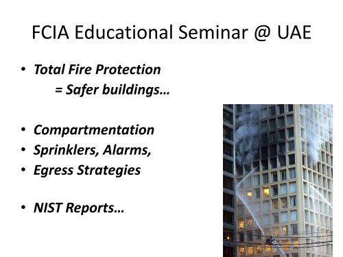 Inspection - FCIA - Firestop Contractors International Association