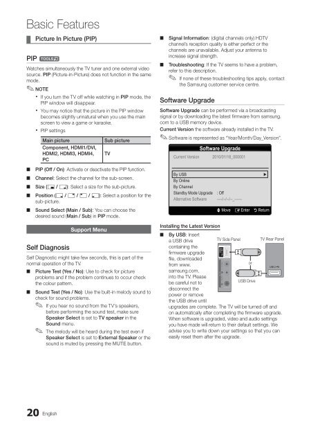 Samsung TV - LE40C550  User manual