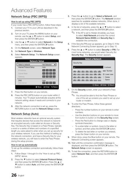 Samsung TV - LE40C550  User manual