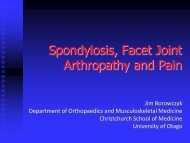 Spondylosis, Facet Joint Arthropathy And Pain - General Practice ...