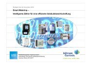 Smart Metering – Intelligente Zähler für eine effiziente - VDI Stuttgart