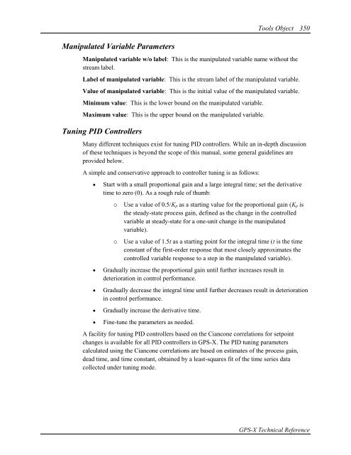 GPS-X Technical Reference