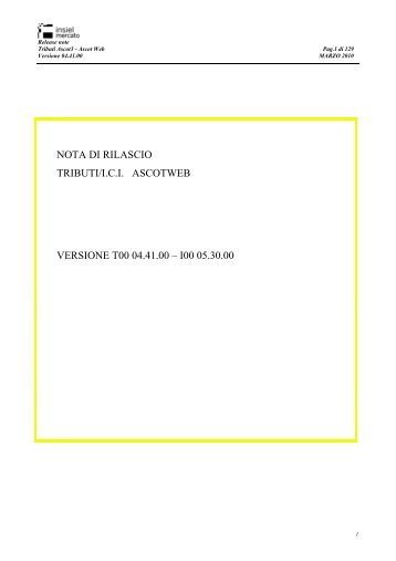 release note t00 4.41 - Sergio Lorenzi
