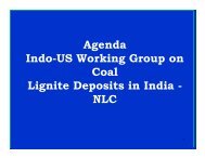 Neyveli Lignite Corporation: Problems and Needs - Office of Fossil ...