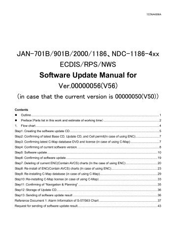 Software Update Manual for - JRC Europe - Home
