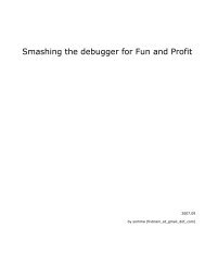 4. Smashing the debugger for fun and profit