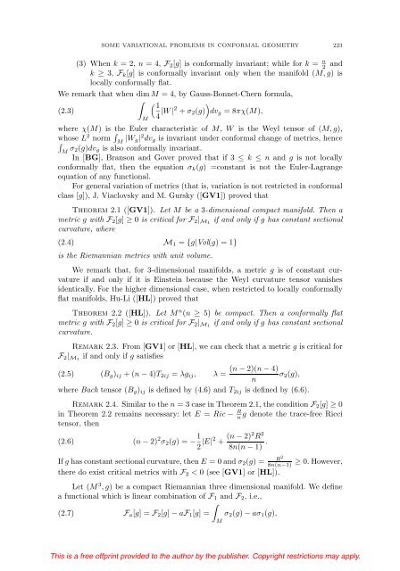 Some variational problems in conformal geometry