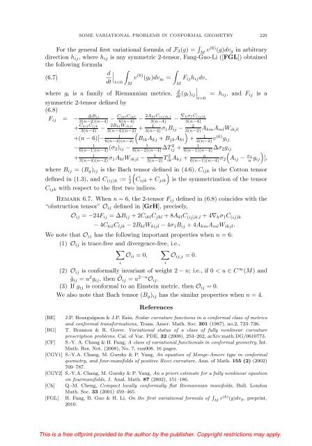 Some variational problems in conformal geometry