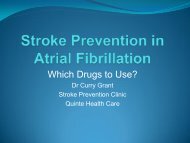 Atrial Fibrillation - The Stroke Network of Southeastern Ontario