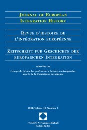 journal of european integration history revue d'histoire de l